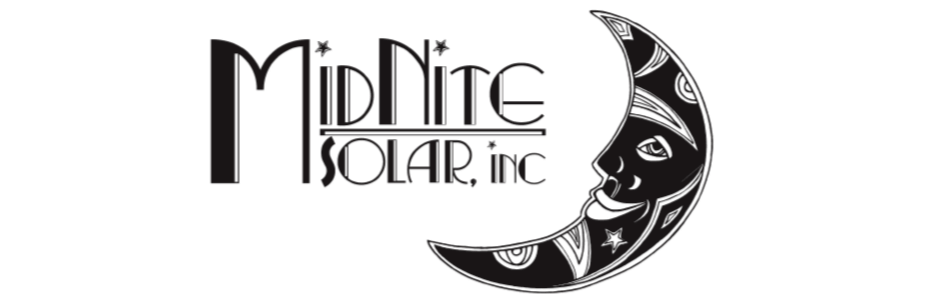 MidNite Solar logo, off-grid distribution brand specializing in solar energy solutions.