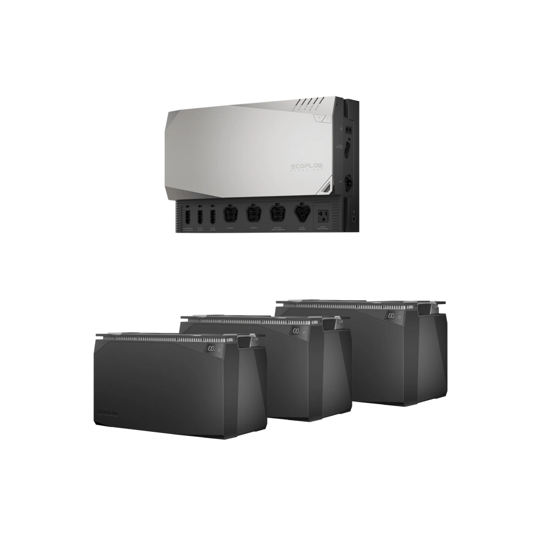 EcoFlow 15kWh Power Kits for RVs and tiny homes by Off-Grid Distribution, showcasing integrated plug-and-play battery system.
