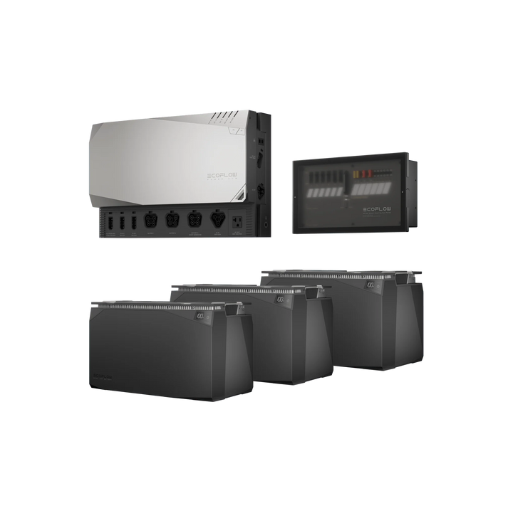 EcoFlow 15kWh Power Kits for Off-Grid Distribution, ideal for tiny homes, RVs, and vans, featuring integrated plug-and-play solutions.