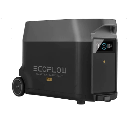EcoFlow DELTA Pro Smart Extra Battery for off-grid, doubles capacity to 7200Wh, from Off-Grid Distribution B2B wholesale.