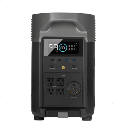 EcoFlow DELTA Pro Portable Power Station by Off-Grid Distribution, 3.6kWh capacity, ideal for home backup and heavy-duty appliances.