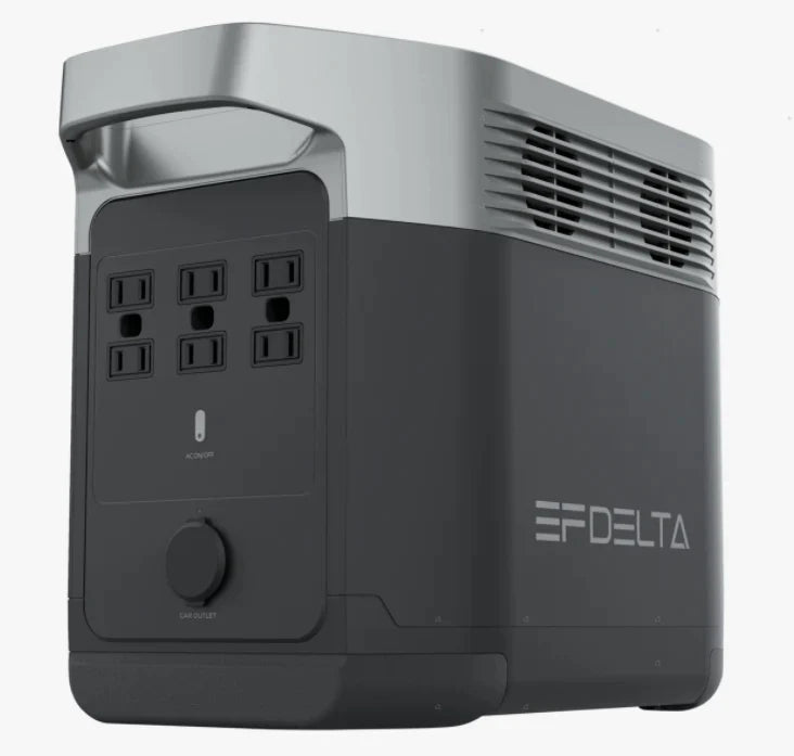 EcoFlow DELTA 1000 Power Station with multiple charging outputs from Off-Grid Distribution for B2B wholesale use.