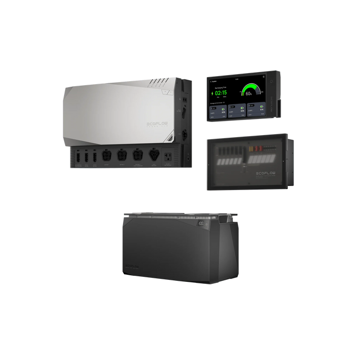 EcoFlow 5kWh Power Kits for RVs and Tiny Homes - Off-Grid Distribution Solution with 4 Charging Methods for Essential Appliances