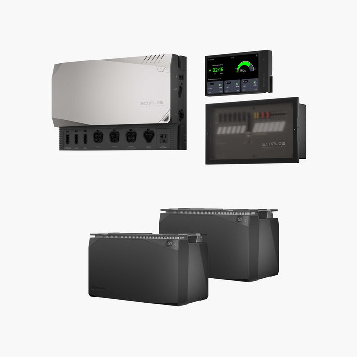 EcoFlow 10kWh Power Kits for Off-Grid Distribution, perfect for RVs and tiny homes, featuring integrated plug-and-play power solutions.
