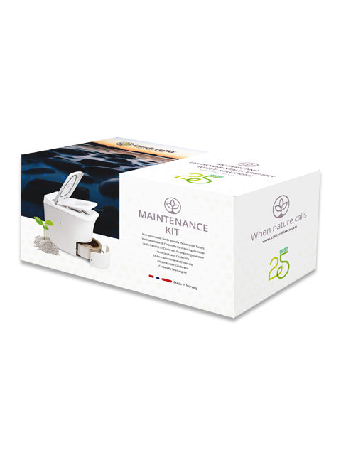 Cinderella Maintenance Kit by Off-Grid Distribution for incineration toilet cleaning and maintenance, ideal for B2B wholesalers.