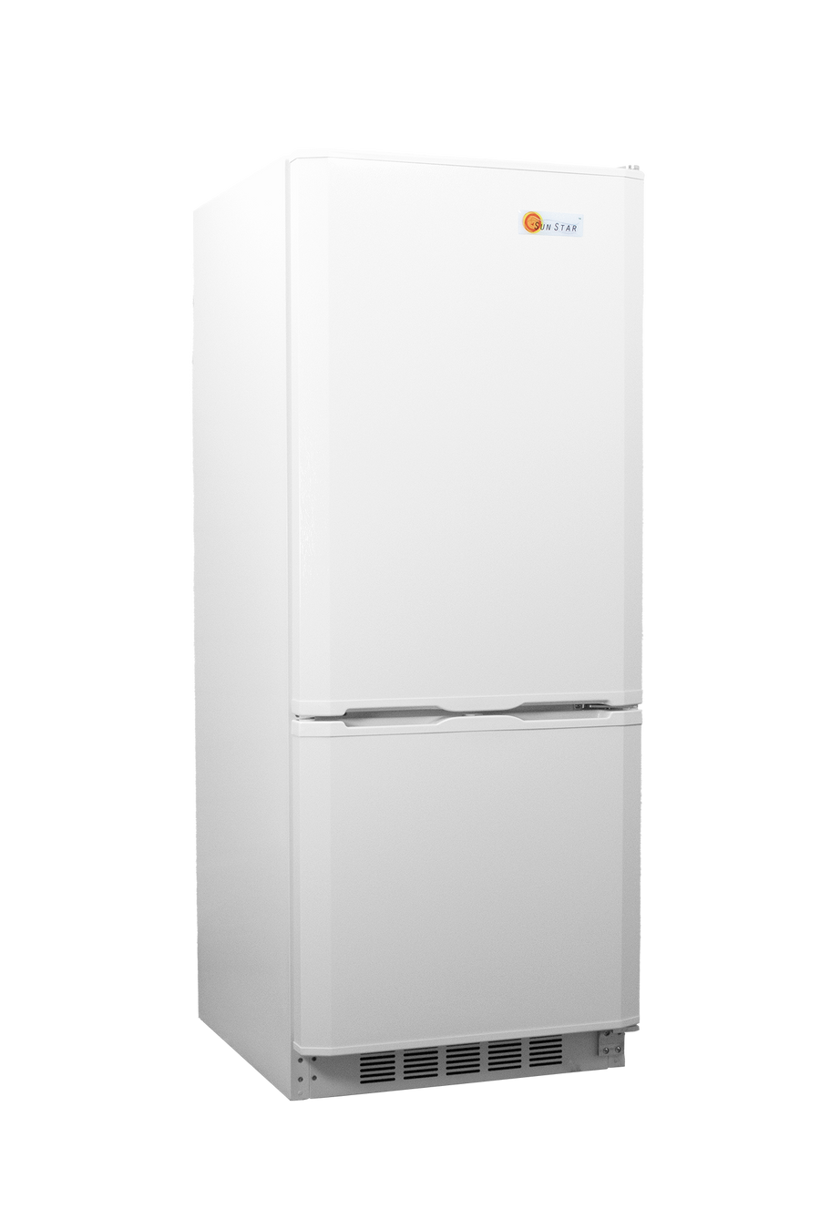 SunStar Solar DC/AC Refrigerator 10CU ST-10RF, Off-Grid Distribution, white model for grid or off-the-grid use, B2B wholesale