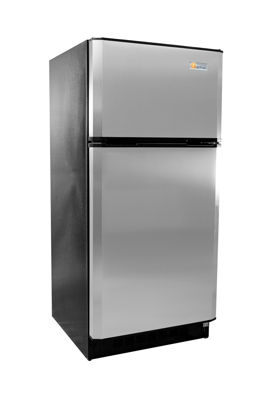 SunStar Solar/DC Refrigerator 16CU ST-16RF Stainless Steel by Off-Grid Distribution for B2B wholesale markets.