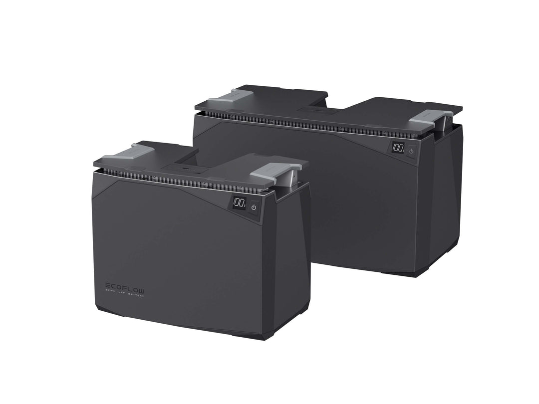 EcoFlow 5kWh Power Kits for Off-Grid Distribution, ideal for tiny homes and RVs, versatile charging for essential appliances.