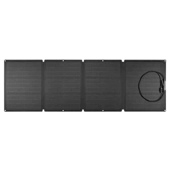 EcoFlow 110W Solar Panel for off-grid use by Off-Grid Distribution, featuring monocrystalline cells and MC4 to XT60 cable for generators.