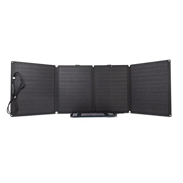 EcoFlow 110W Solar Panel by Off-Grid Distribution for B2B wholesale, efficient monocrystalline cells for portable power stations.