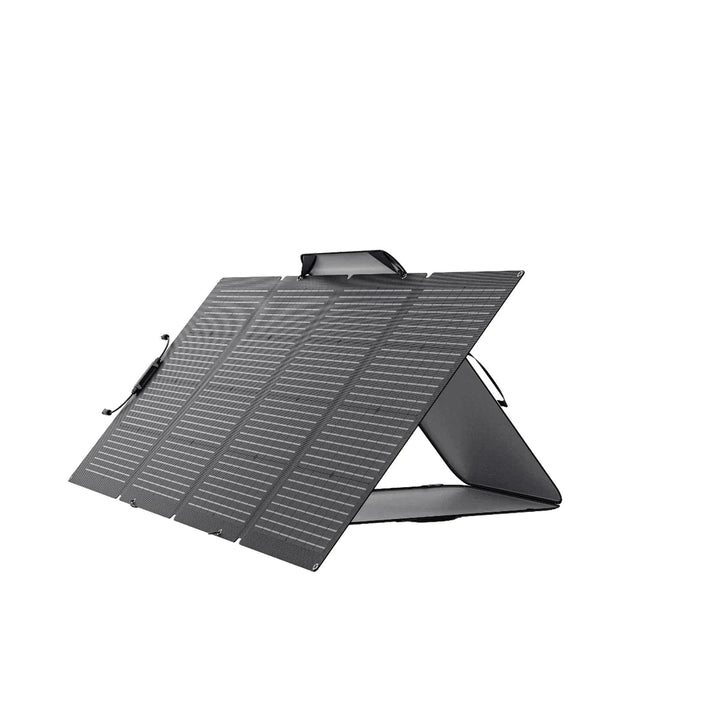 EcoFlow 220W Bifacial Solar Panel by Off-Grid Distribution for wholesale B2B solar energy solutions.