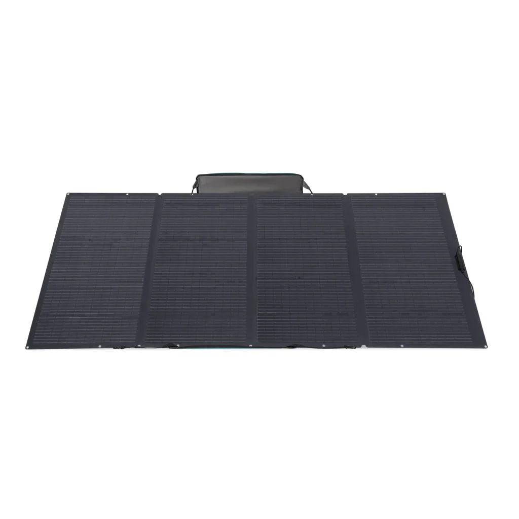 EcoFlow 400W portable foldable solar panel by Off-Grid Distribution, lightweight design for outdoor adventures, wholesale B2B solutions.