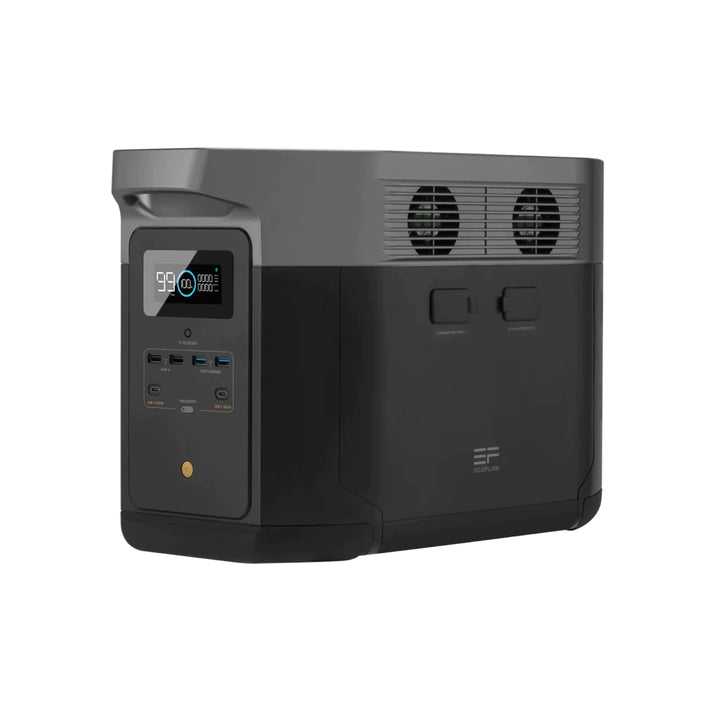 EcoFlow DELTA Max 2000 with Smart Extra Battery by Off-Grid Distribution for B2B wholesale, home emergency power solution.