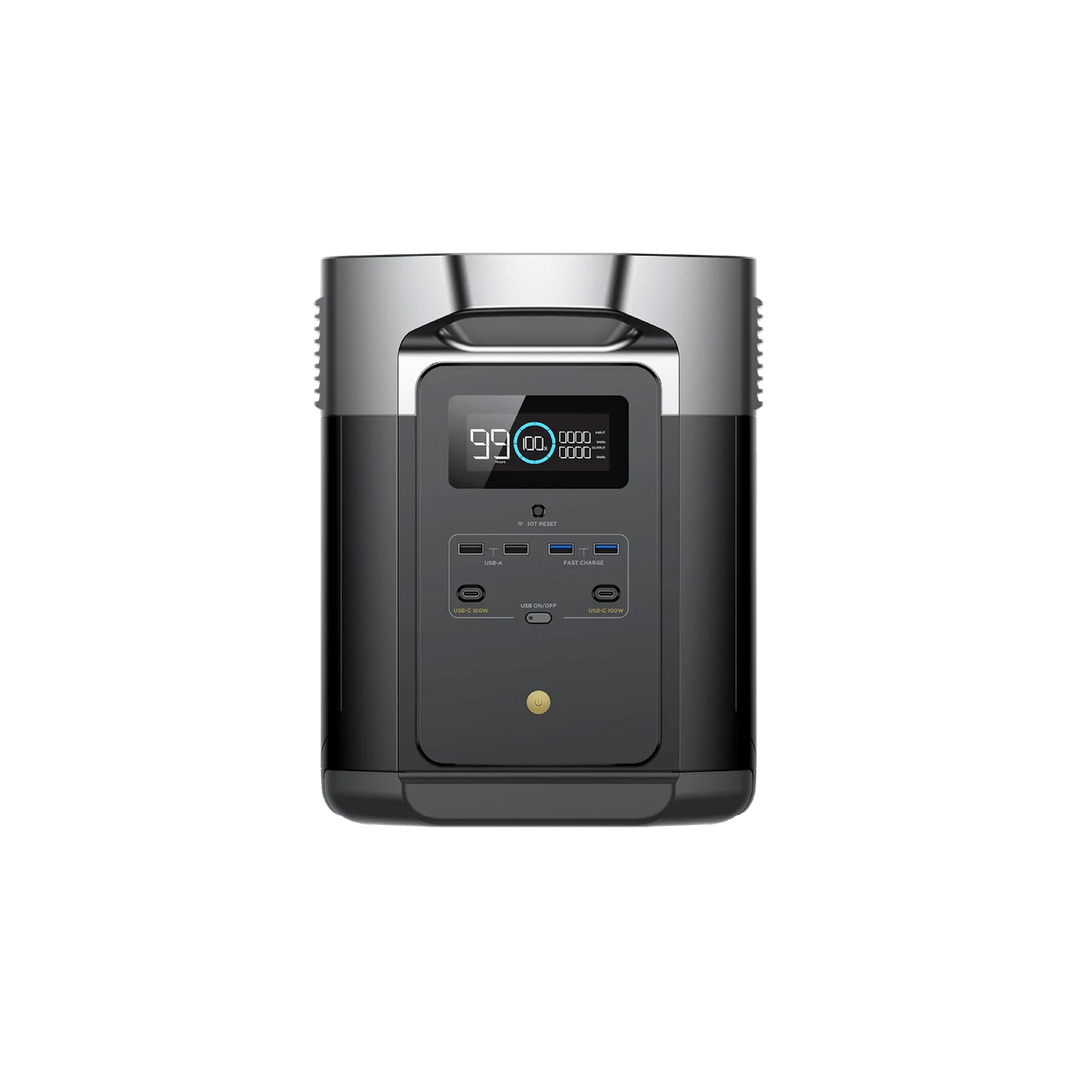 EcoFlow DELTA Max 1600 Power Station with multiple charging outputs by Off-Grid Distribution for B2B wholesale use.