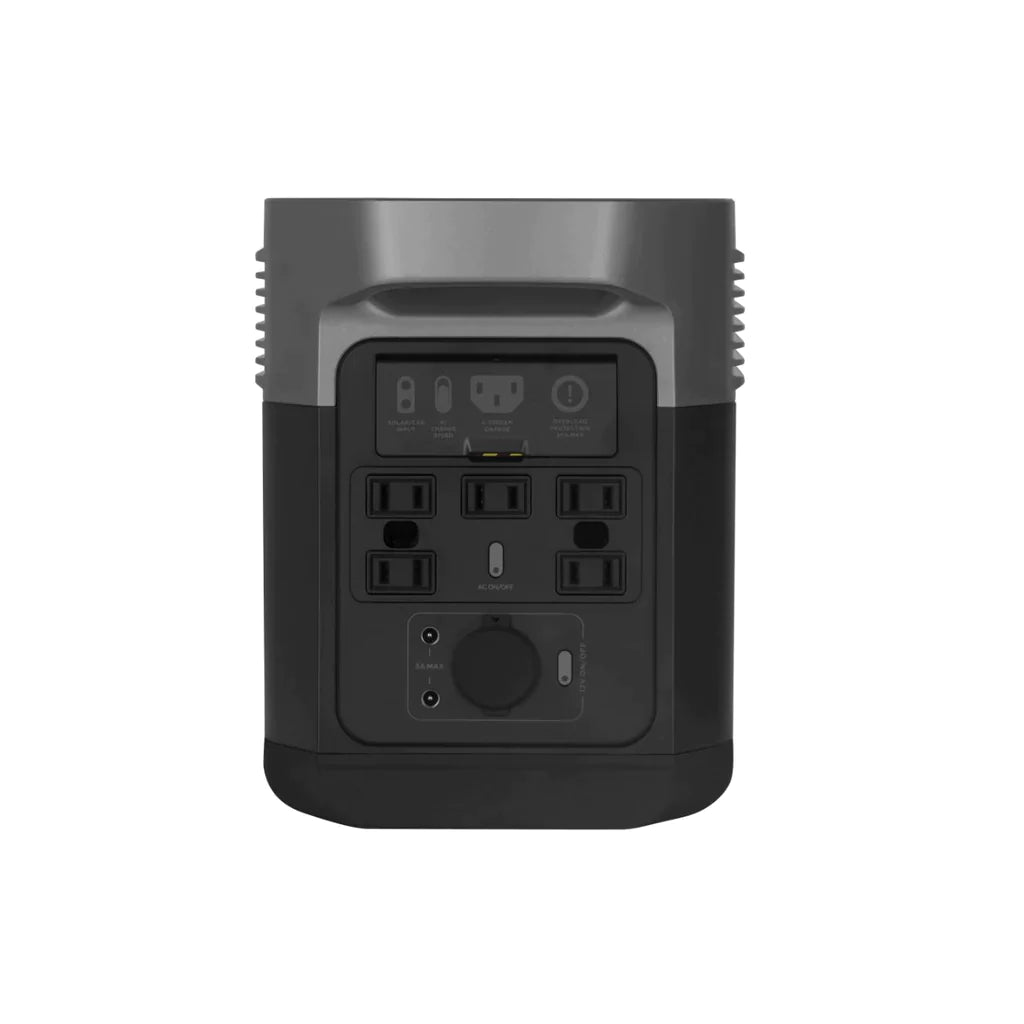 EcoFlow DELTA mini portable power station by Off-Grid Distribution, handles 90% of electronics with 1400W output, ideal for B2B wholesale.