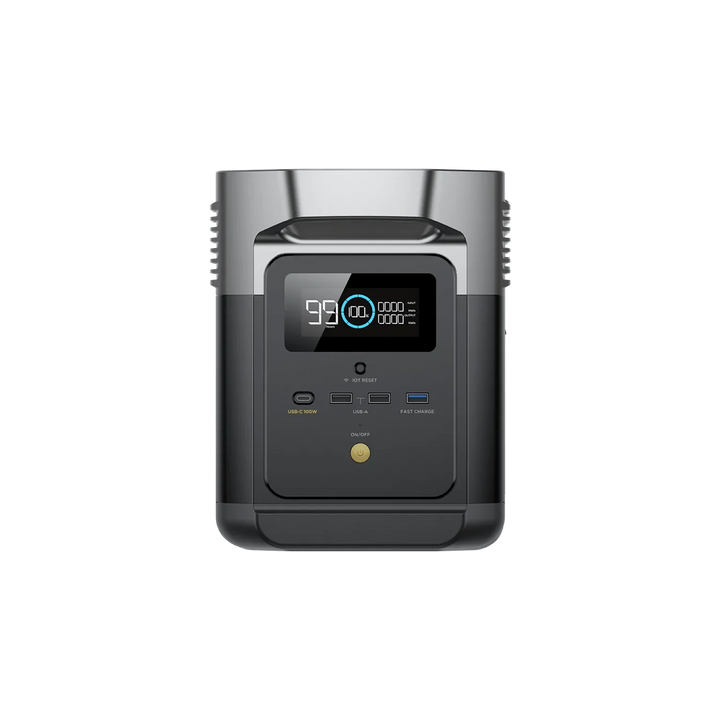 EcoFlow DELTA mini Power Station by Off-Grid Distribution for B2B, portable 1400W battery power for electronics and appliances.