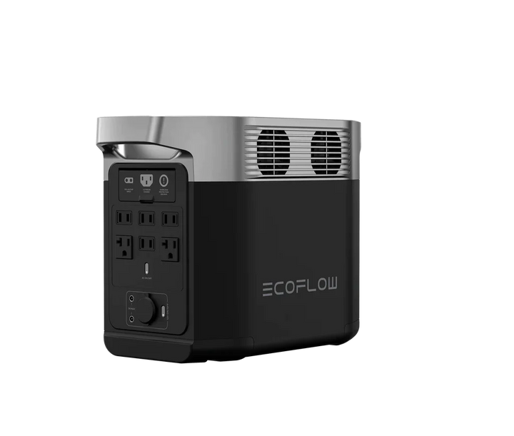 EcoFlow DELTA 2 Portable Power Station by Off-Grid Distribution for B2B, 1800W AC output, expandable storage for home backup