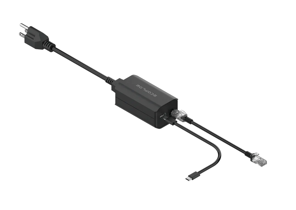 EcoFlow Portable Power Station Grounding Adapter for EV charging by Off-Grid Distribution, ideal for DELTA Pro and DELTA Max connectivity.