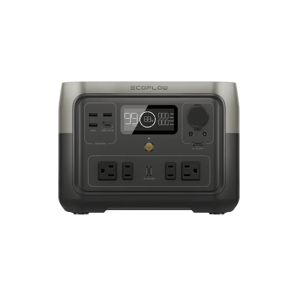 EcoFlow RIVER 2 Max Portable Power Station by Off-Grid Distribution, fast charging, reliable LFP battery for B2B wholesale use.