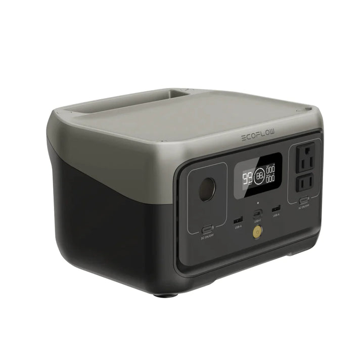 EcoFlow RIVER 2 Portable Power Station by Off-Grid Distribution, fast charging, LFP battery, ideal for B2B wholesale, 60-minute charge