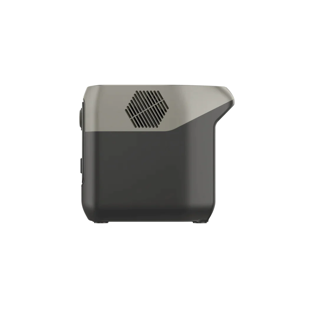 EcoFlow RIVER 2 Pro Portable Power Station side view by Off-Grid Distribution, ideal for fast charging and high-wattage appliance use.