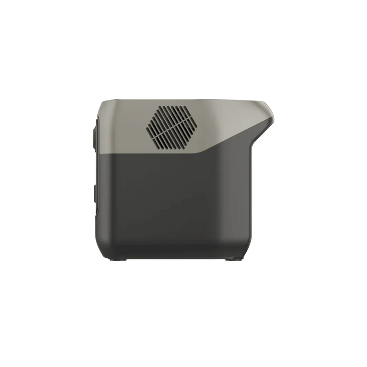 EcoFlow RIVER 2 Pro Portable Power Station side view by Off-Grid Distribution, ideal for fast charging and high-wattage appliance use.