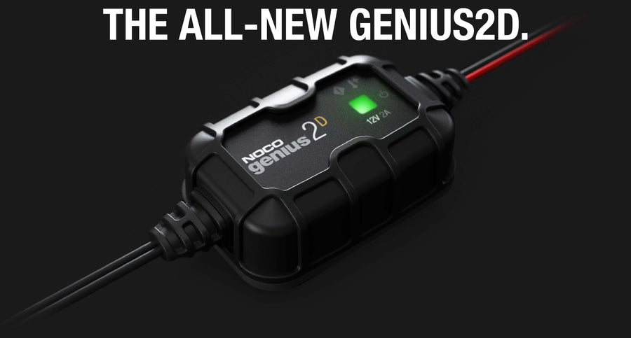 NOCO GENIUS2D 2A Direct-Mount Battery Charger for 12-Volt Lead-Acid Batteries, Ideal for Off-Grid and Remote Homes