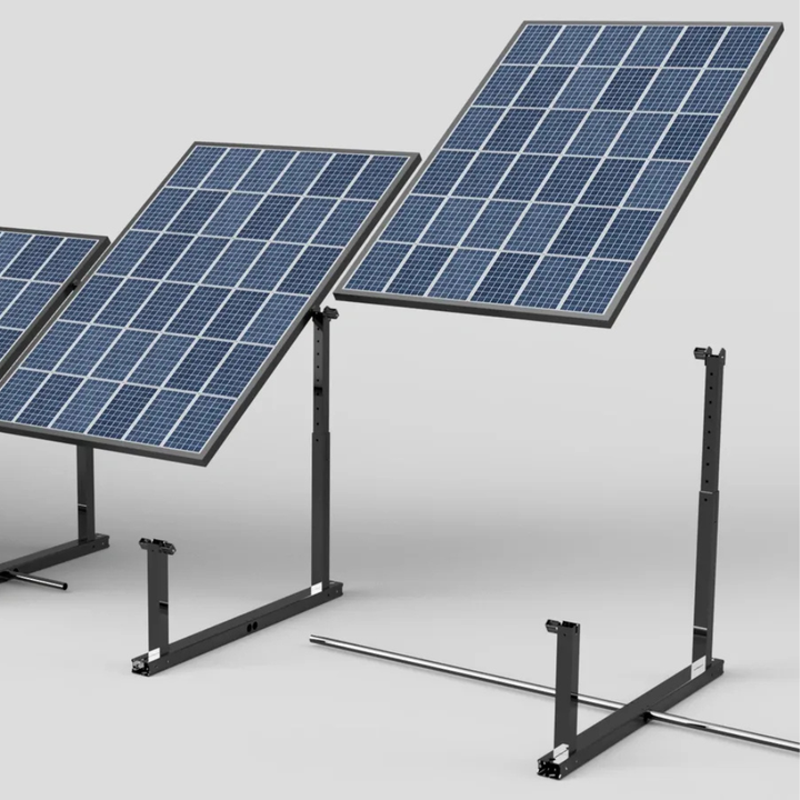 IntegraRack BallastRack Fixed Adjustable Solar Module Rack - Black Zinc