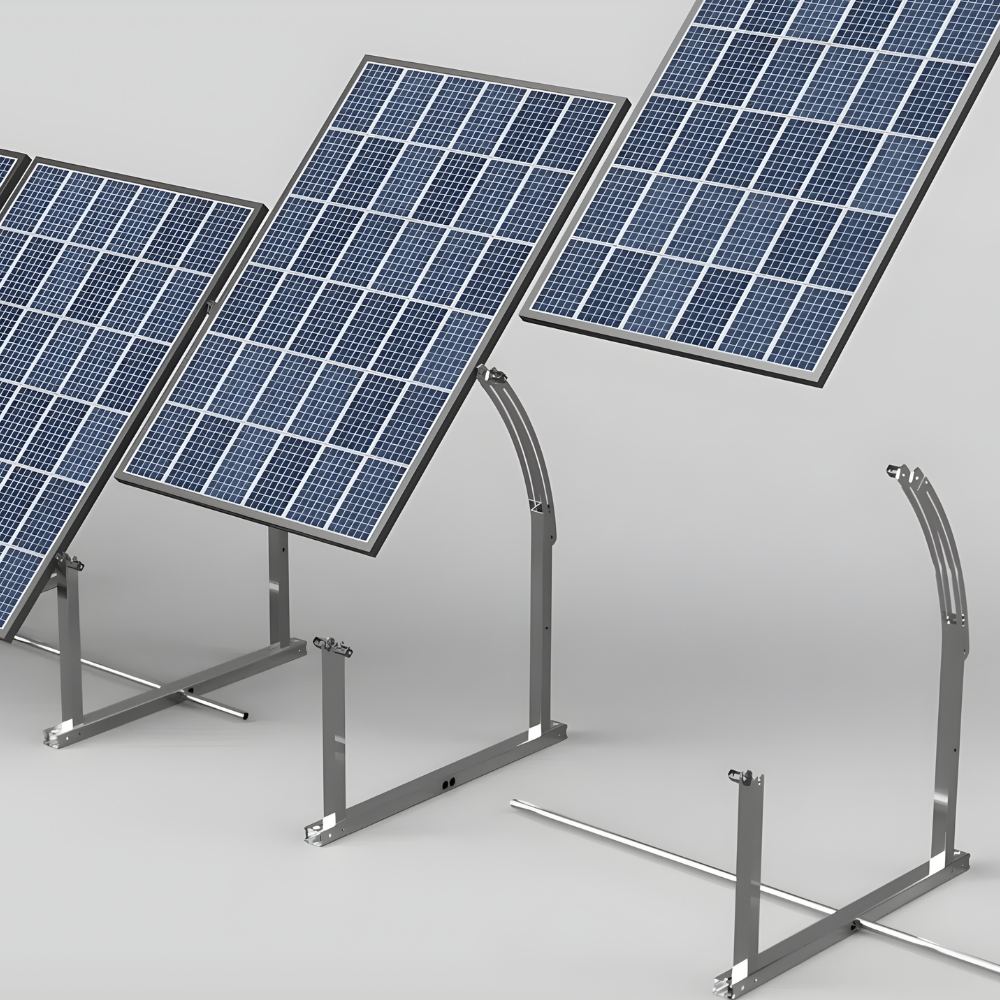 IntegraRack BallastRack Seasonably Adjustable Solar Module Rack - Alum ...