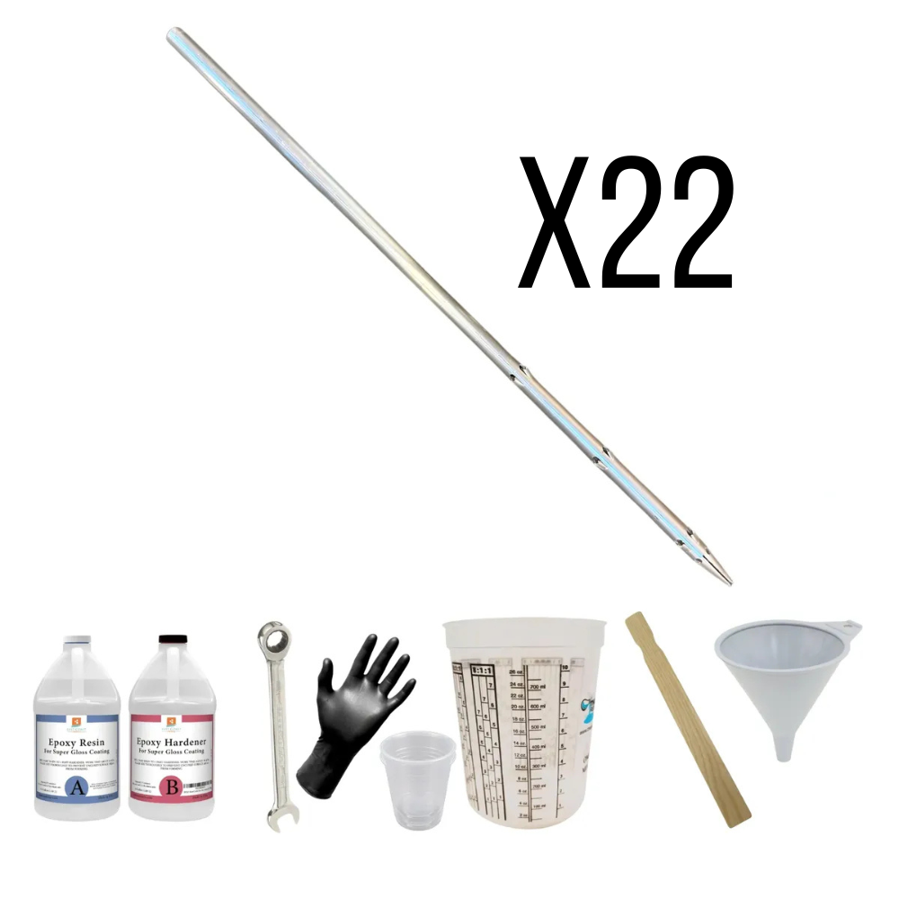 IntegraRack AnchorSpike Mounting Kit For BallastRack Frames - 22 Pack