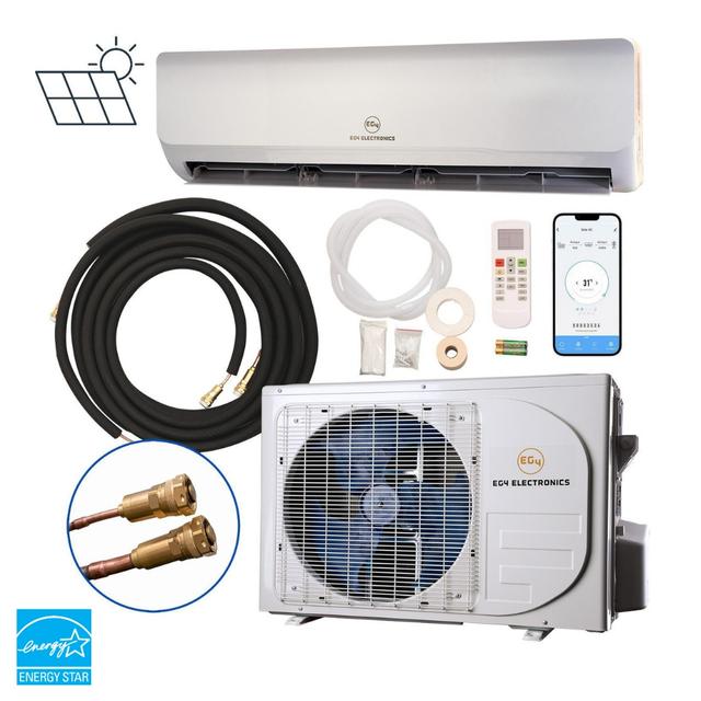 EG4 Hybrid Solar AC/DC Mini Split 24000 BTU by Off-Grid Distribution, energy-efficient HVAC solution with Energy Star rating.