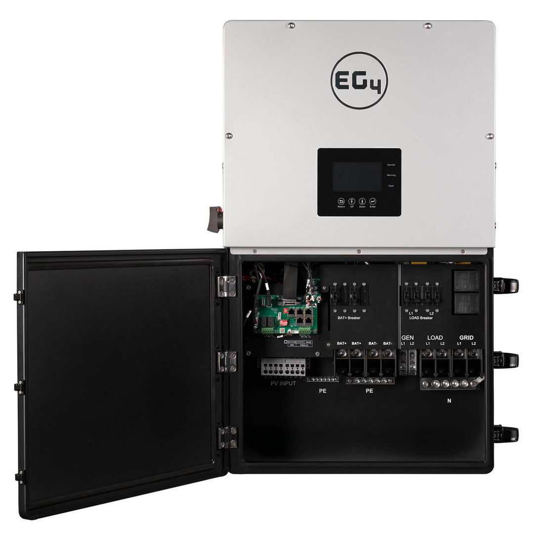 EG4 18kPV Hybrid Inverter by Off-Grid Distribution for solar projects, combining grid-tied and off-grid functionalities.