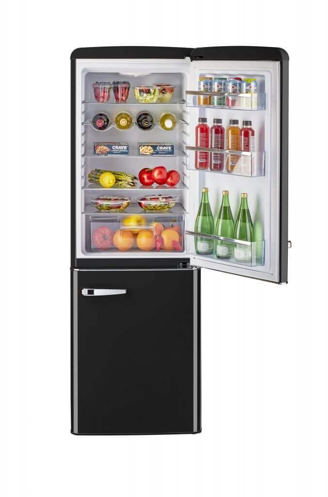 Unique 7 cu/ft Retro AC Bottom Mount Refrigerator - Refrigerators by Unique