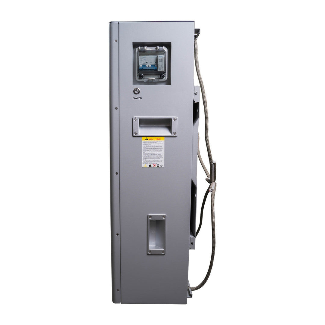 EG4 280Ah Wall Mount Indoor Battery Side View by Off-Grid Distribution for Wholesale B2B Off-Grid Power Systems