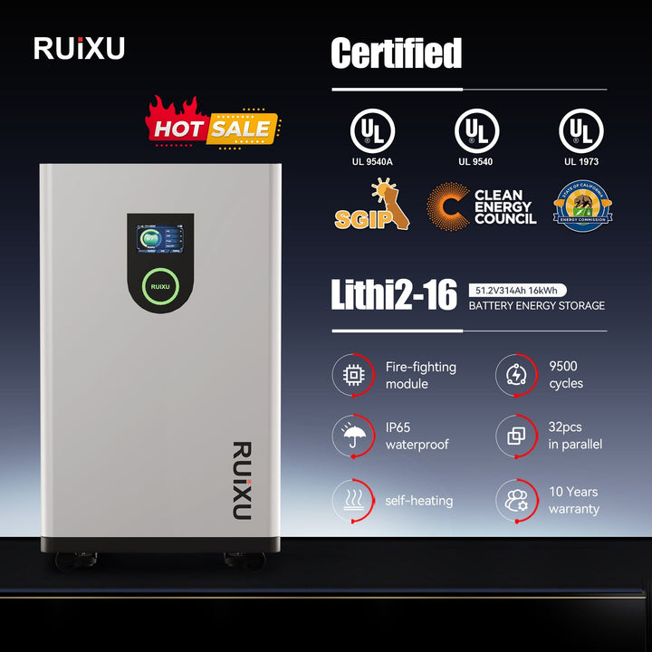RUiXU Lithi2-16 16kWh LFP Battery