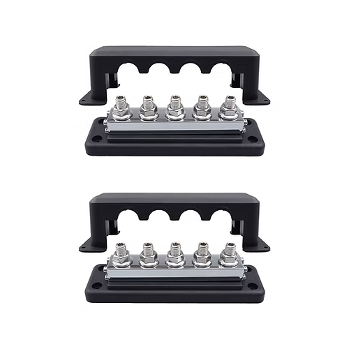 RUiXU RX5600 Busbar 5x3/8" Terminal Post With Nuts Pair