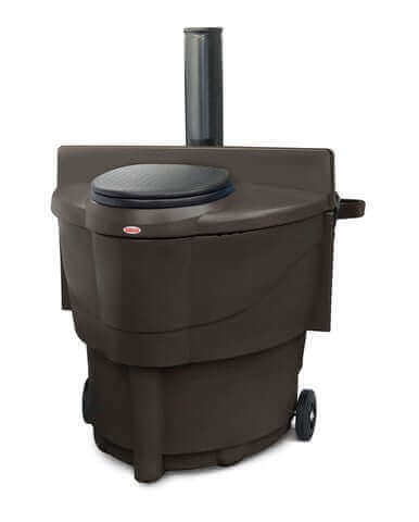 Biolan Populett Composting Toilet for campgrounds available at Cabin Depot, suitable for odorless, hygienic use without a pit.