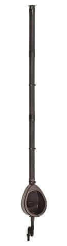 Biolan vented urinal with 75mm aluminum turbine vent, perfect for off-grid toilets. Available at Cabin Depot.