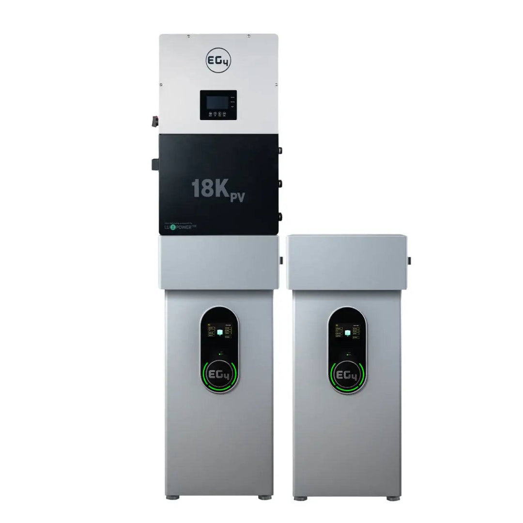 EG4 Wall Mount Battery and 18KPV Hybrid Inverter Bundle for Off-Grid Power by Off-Grid Distribution