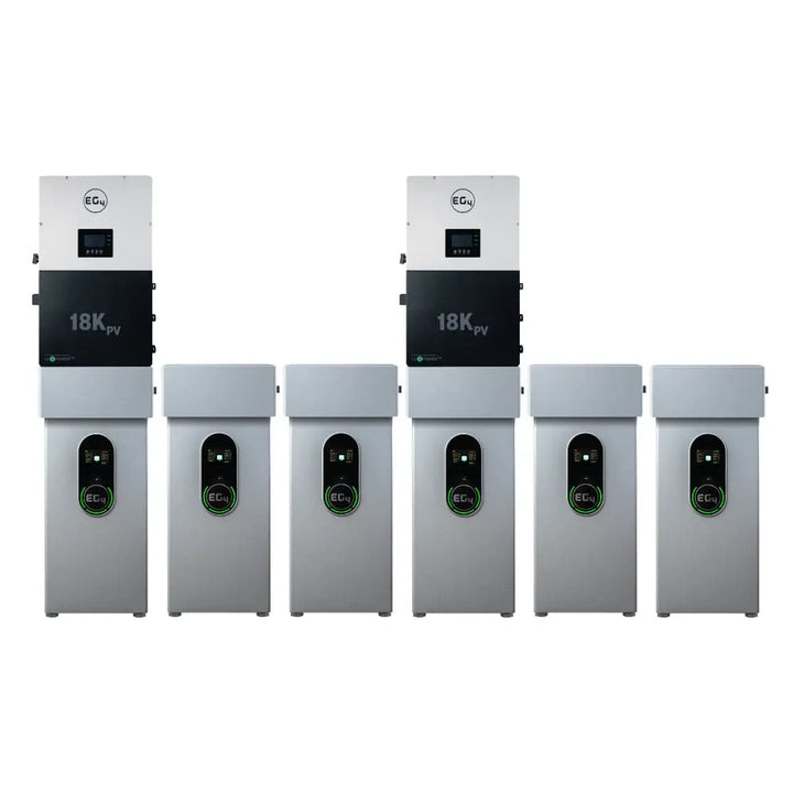 EG4 Wall Mount Indoor Battery 280AH and 18KPV Hybrid Inverter Bundle by Off-Grid Distribution for B2B wholesale.