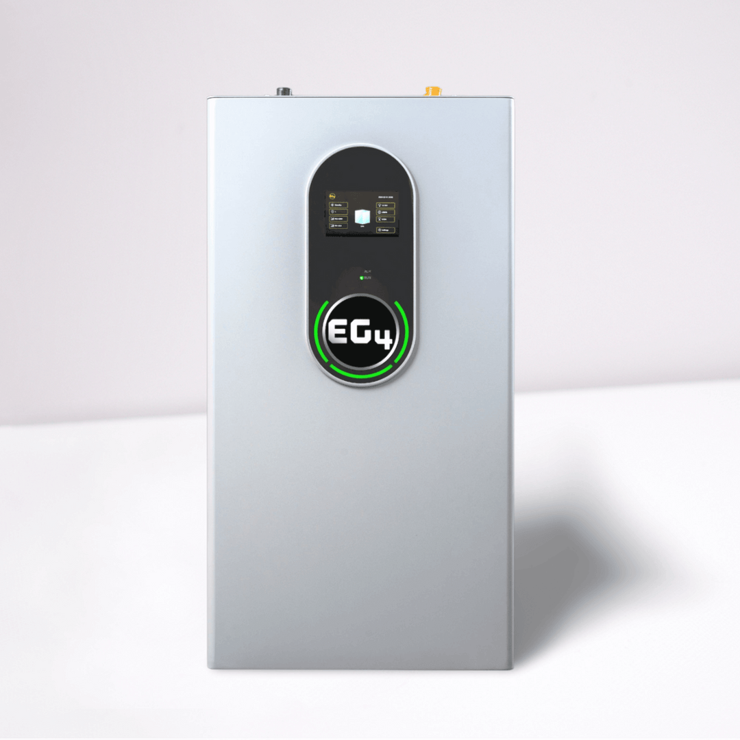 EG4 Wall Mount Indoor Battery 280AH 51.2V by Off-Grid Distribution with LCD touchscreen and advanced BMS for energy storage.