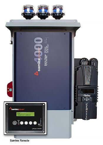 Samlex/Midnite 4,000W 24V EVO Off-Grid Inverter System with Charge Controller from Off-Grid Distribution.