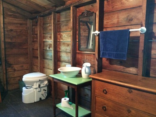 Nature's Head Composting Toilet with Shifter Handle, 110v AC Adapter and PVC Vent Pipe