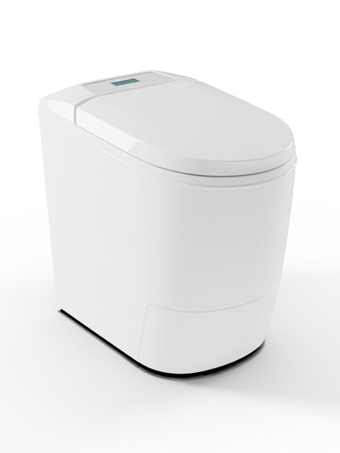 Cinderella Premium combustion toilet by Off-Grid Distribution, launching 2024. Eco-friendly incineration technology for B2B wholesale.