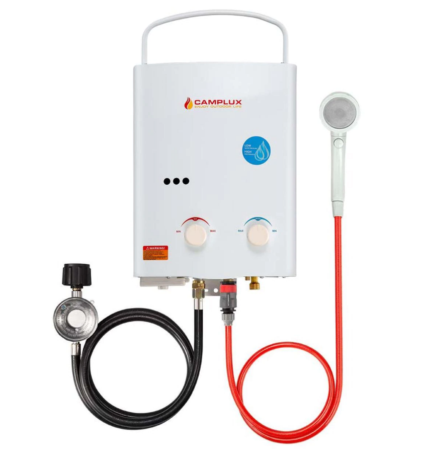 Camplux 5L Portable Tankless Water Heater (CSA Certified For Outdoor Use)