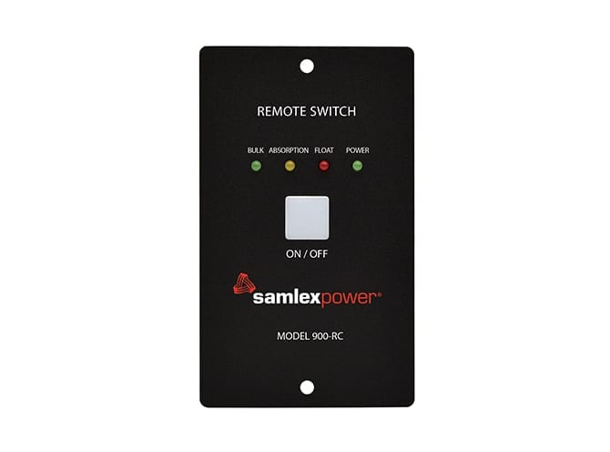 Samlex 900-RC remote for SEC battery chargers