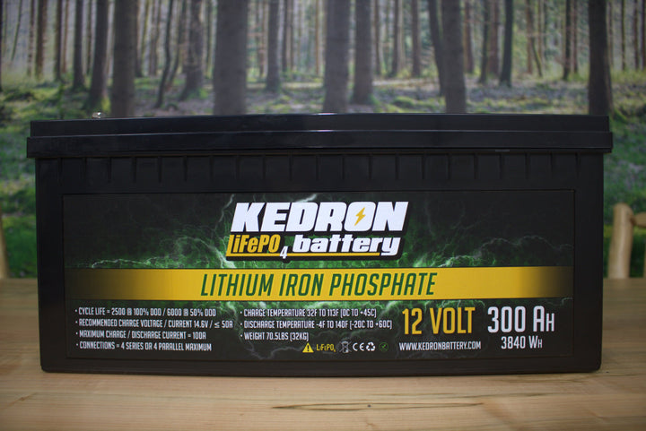 Kedron 12v LiFePO4 300AH *In Stock*