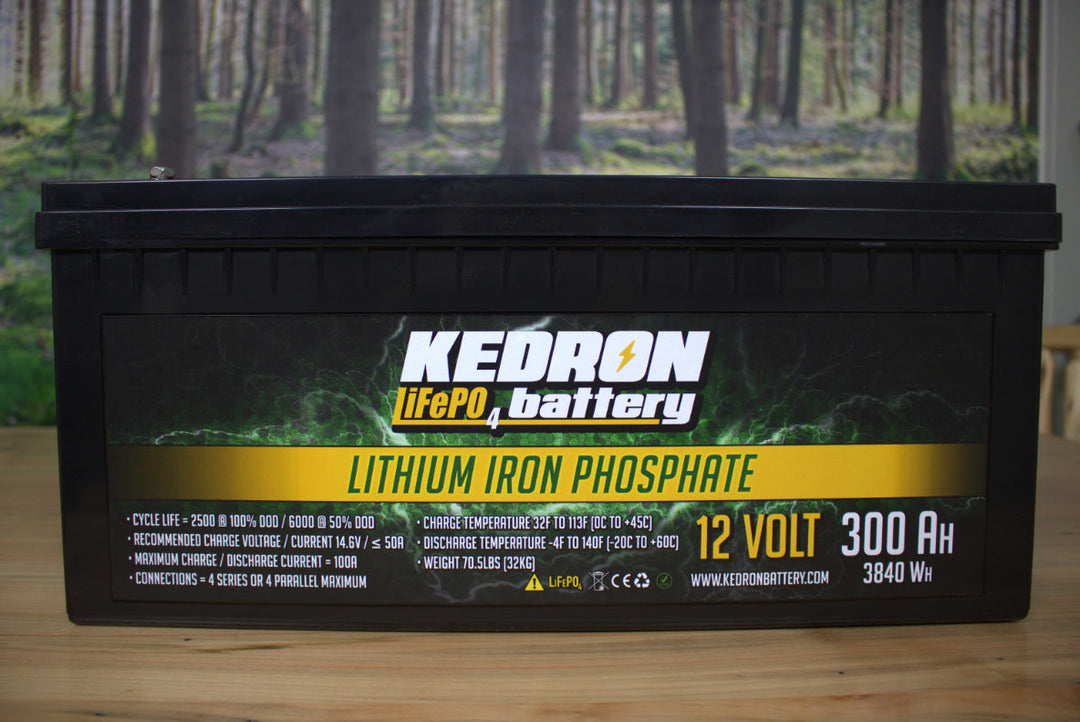 Kedron 12v LiFePO4 300AH *In Stock*