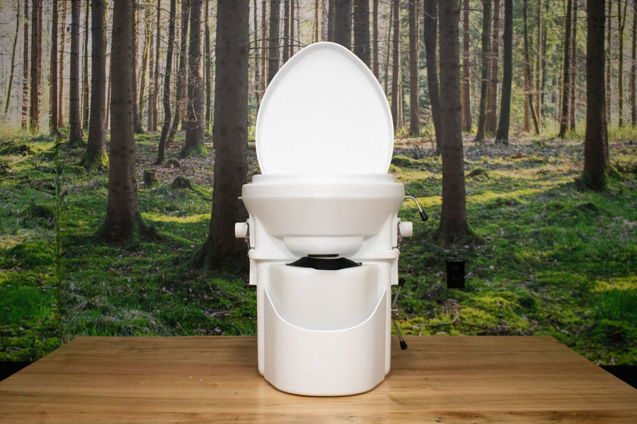 Nature's Head composting toilet by Off-Grid Distribution, eco-friendly solution for sustainable sanitation, perfect for B2B wholesale.