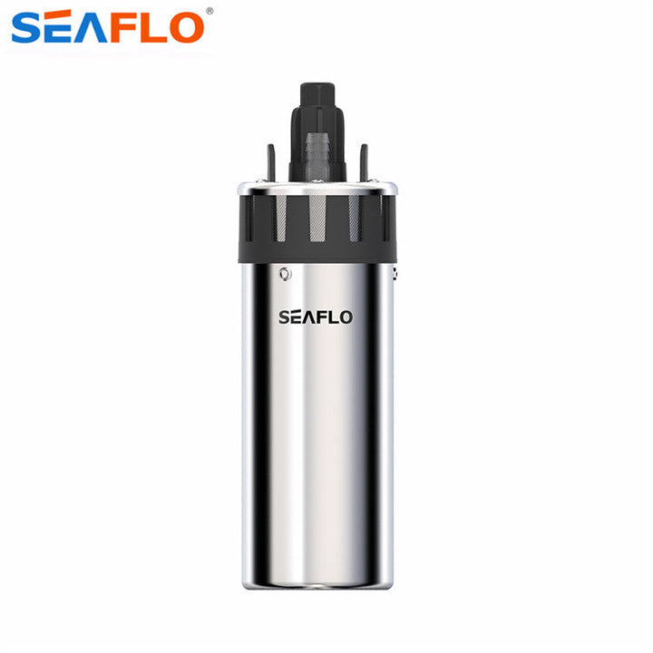 SEAFLO 24v Submersible Pump 103GPH, 100' Depth / 230' Head  SEAFLO- Off-Grid Distribution Off-Grid Off Grid Living Solutions Cabin Cottage Camp Solar Panel Water Heater Hunting Fishing Boats RVs Outdoors